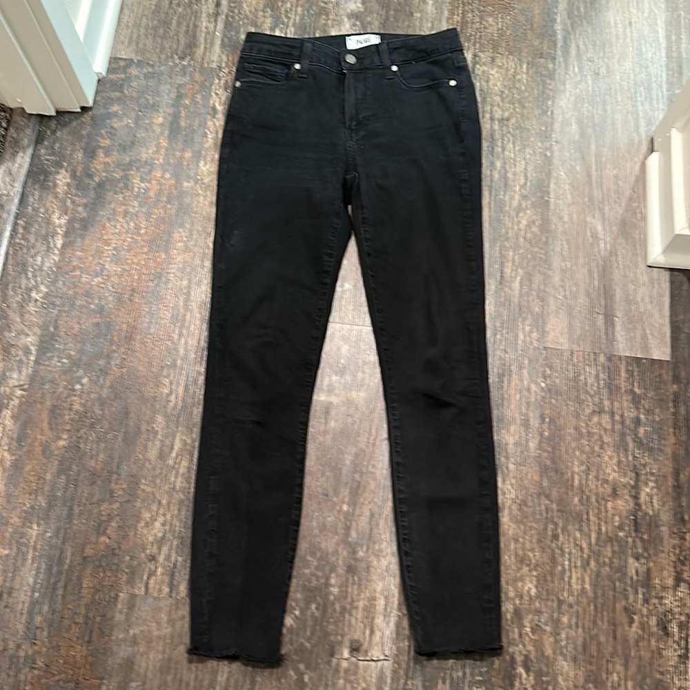 Paige Verdugo Ankle Black Jeans Size 26